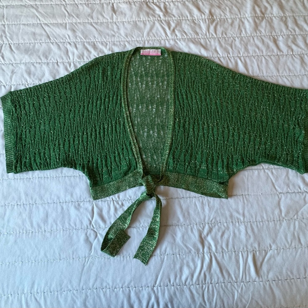 💥MoviNG sALe‼️ABSOLUTELY Sweater Shrug w/Shiny Lurex.